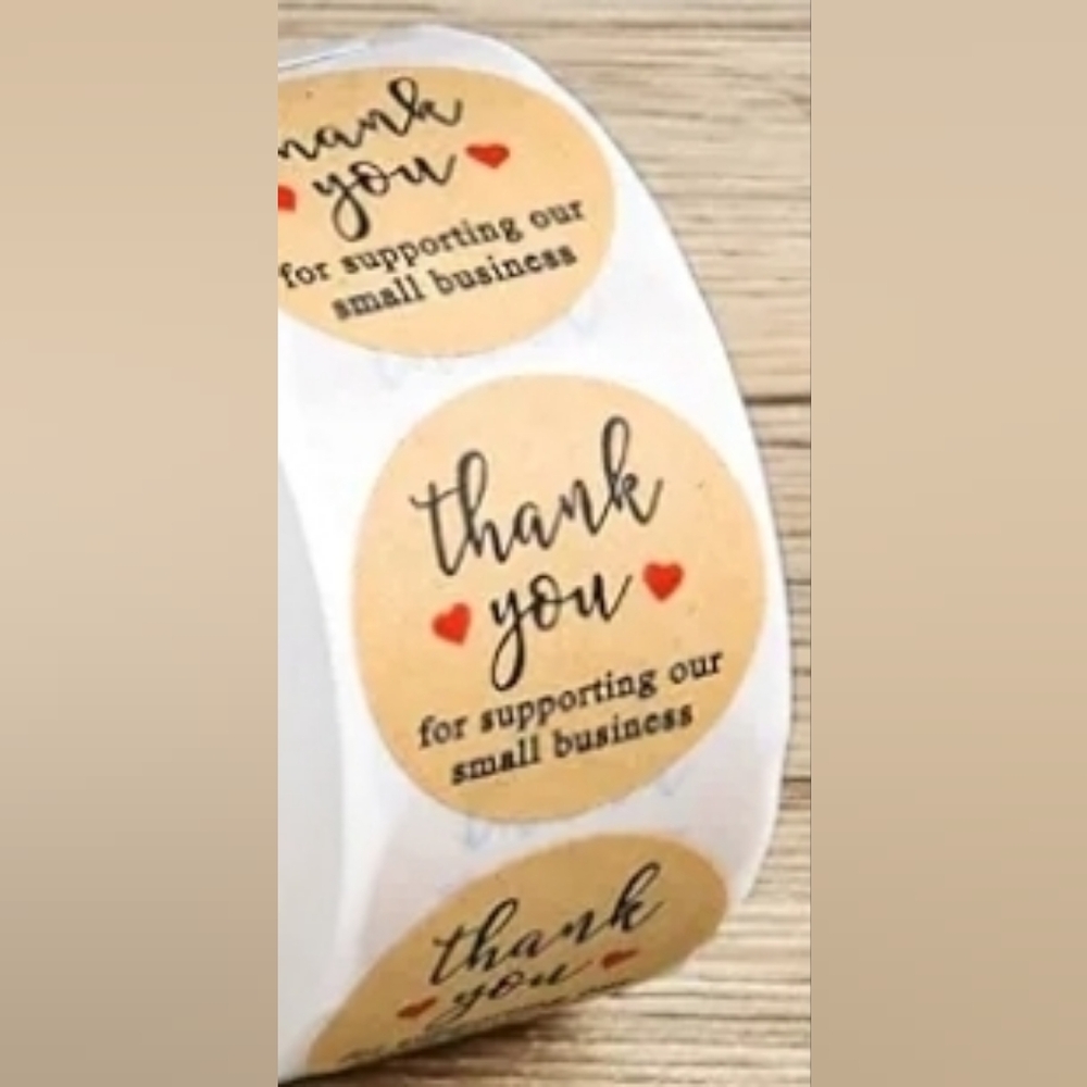 BuyNow✨️Thank You 1”Stickers 500roll - Picture 4 of 5